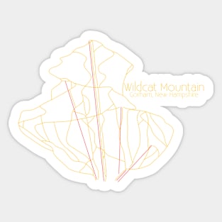 Wildcat Trail Map Sticker